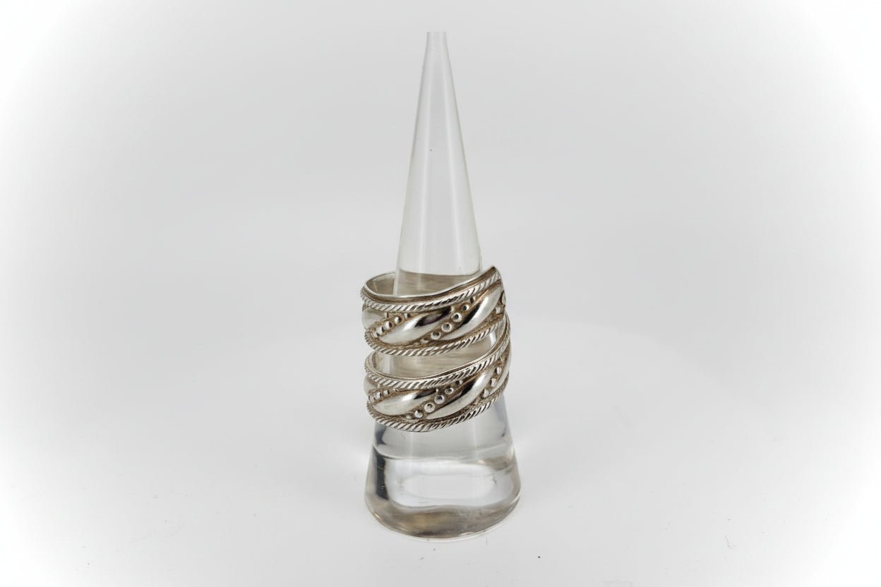 Handmade Sterling Silver spiral Ring Australian Made