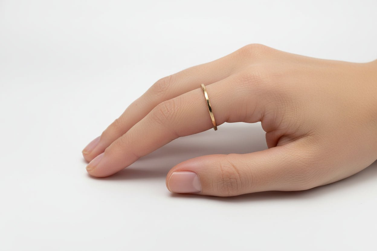 Handmade Gold Filled Stacker Ring Australian Made