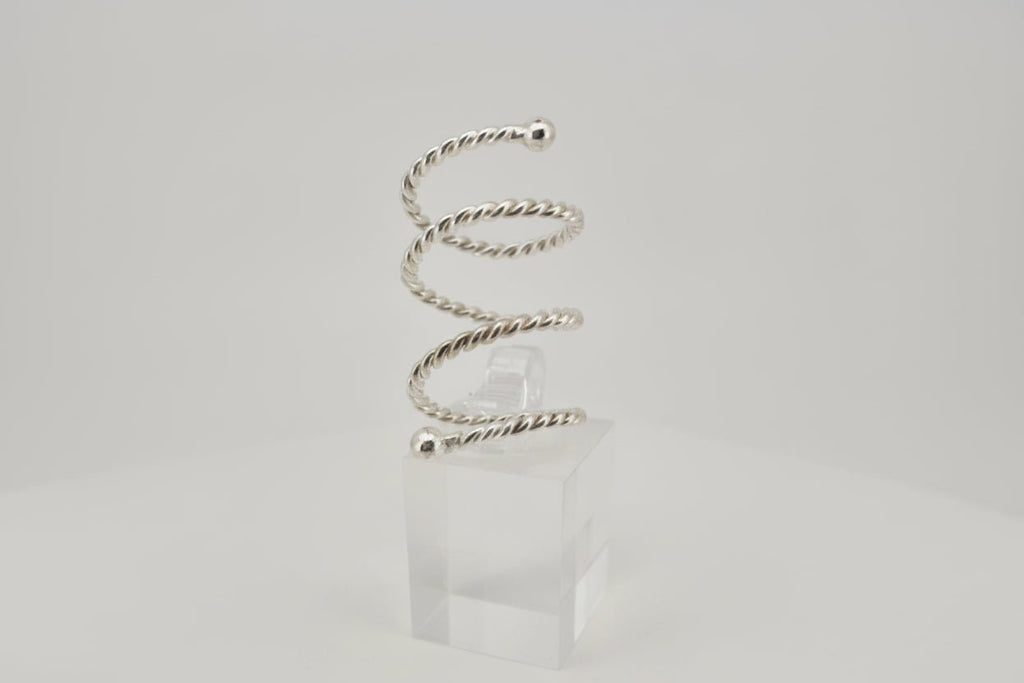 Handmade silver lateral displacement or fashion adjustable ring Australian Made