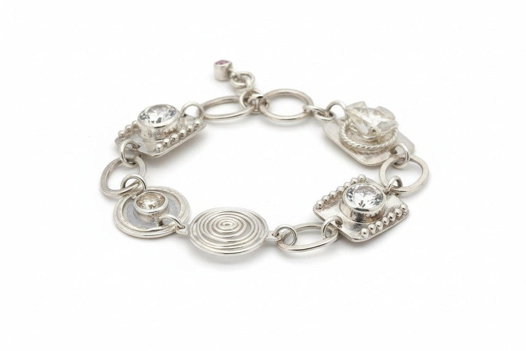 Handmade Sterling Silver Designer Bracelet one only Australian Made