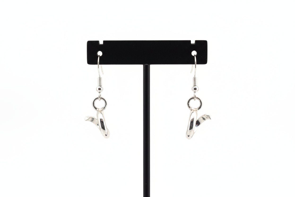 Handmade Sterling Silver Semi Twist Earrings Australian Made