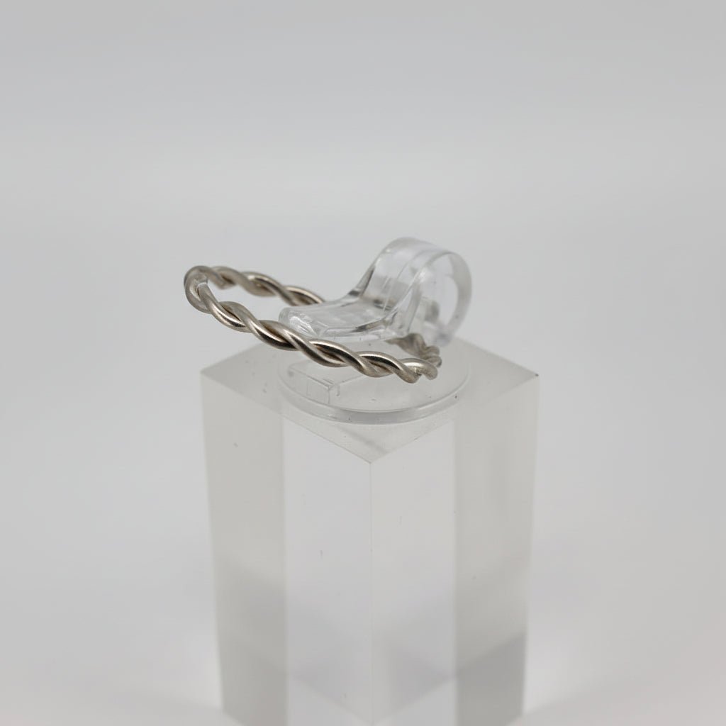 Handmade Sterling Silver Twist Stacker Ring Australian made