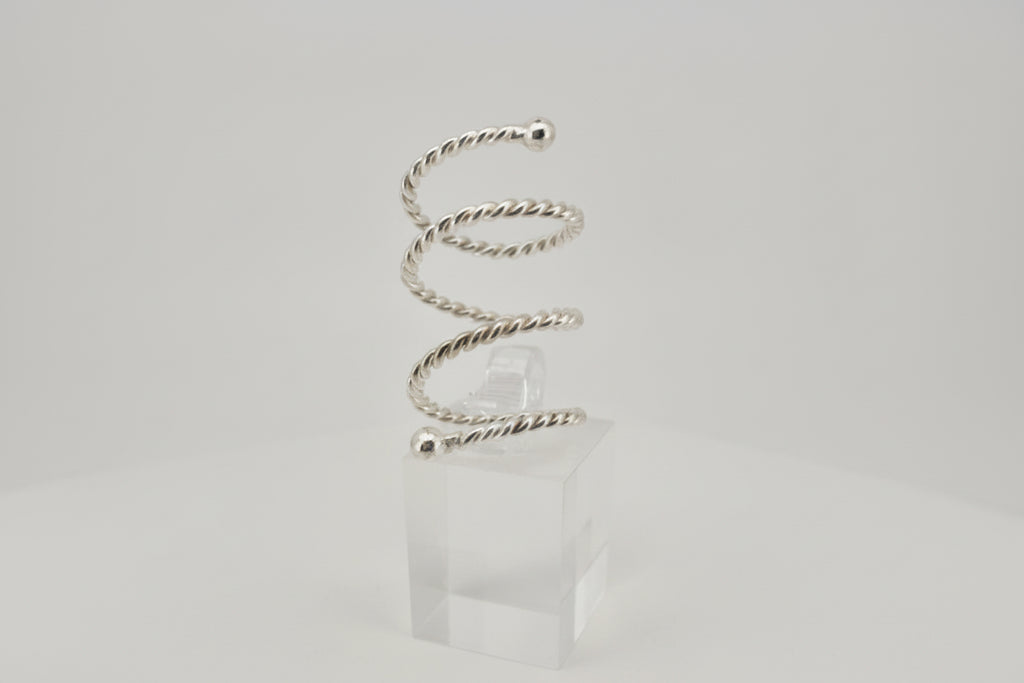 Handmade silver lateral displacement or fashion adjustable ring Perth Fremantle Artisan