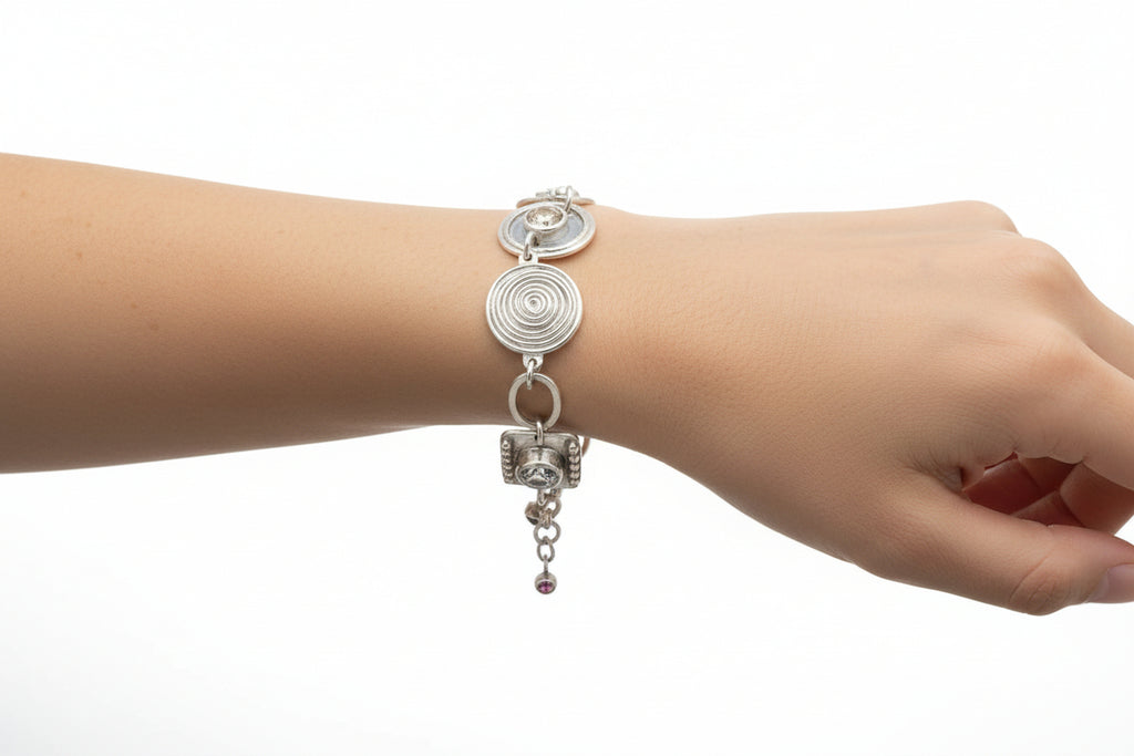 Sterling Silver Designer Bracelet - One off