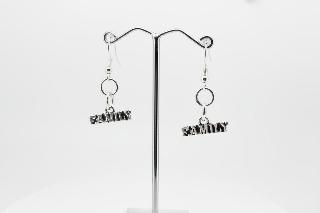 Sterling Silver Family Earrings
