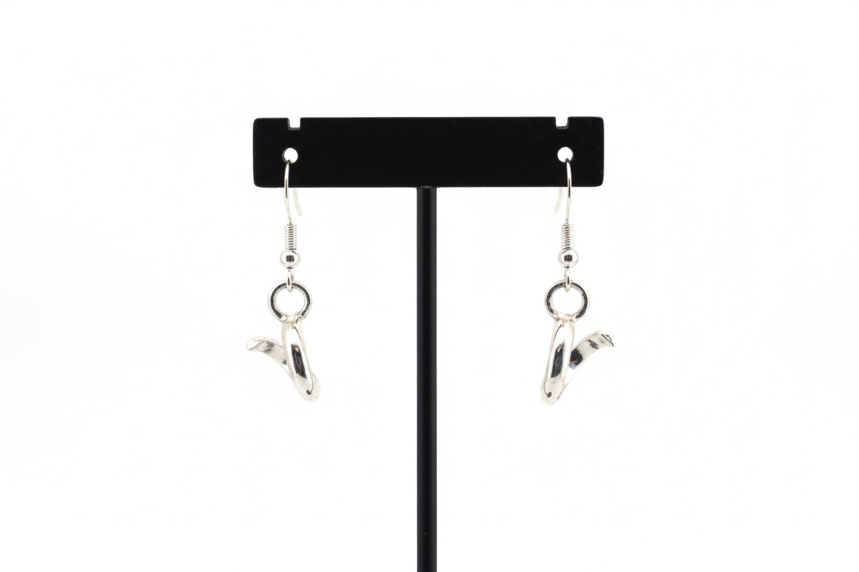 Sterling Silver Semi Twist Earrings