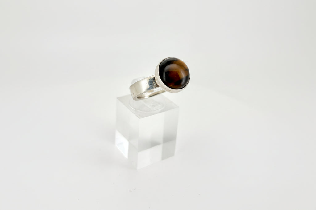 Sterling Silver Tiger Eye Ring