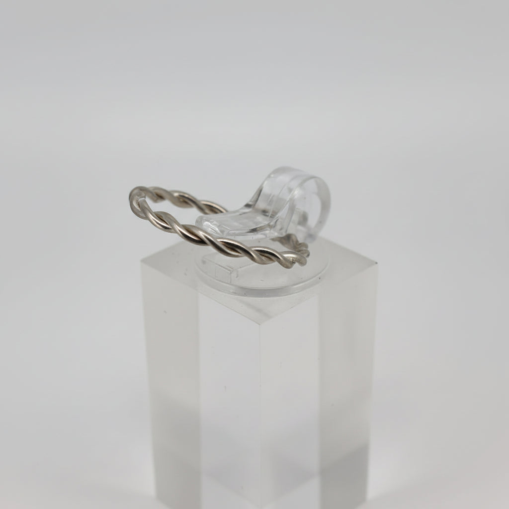 Sterling Silver Twist Stacker Ring