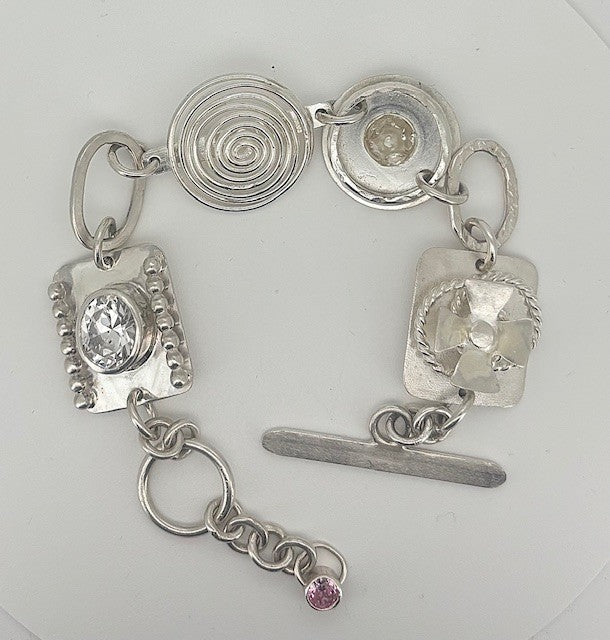 One of only silver designer bracelet